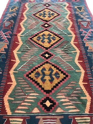 El yapımı dokuma kilim