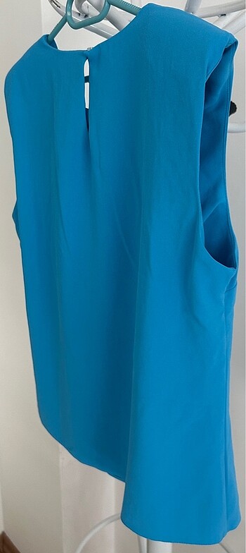 Kadın mavi bluz - Görsel 6