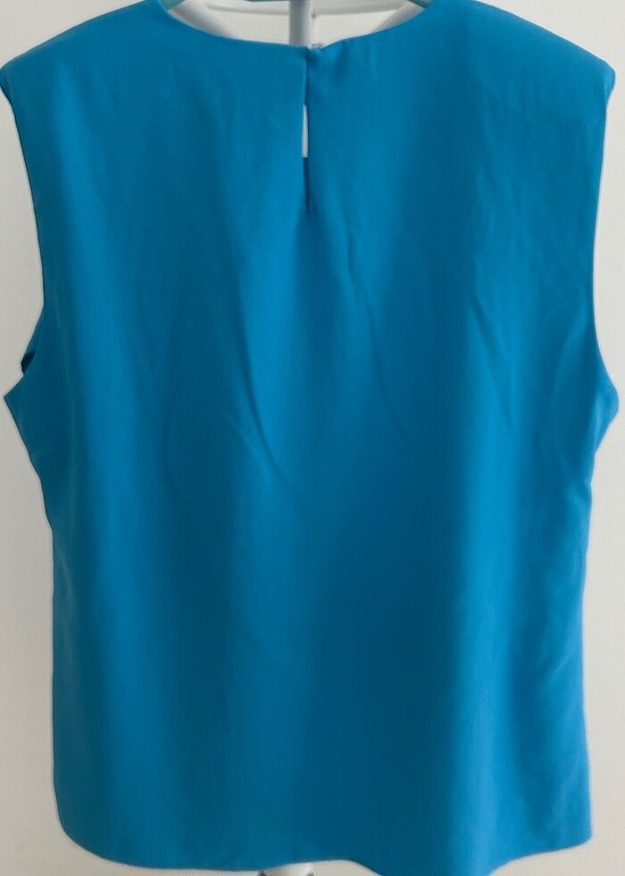 Kadın mavi bluz - Görsel 5