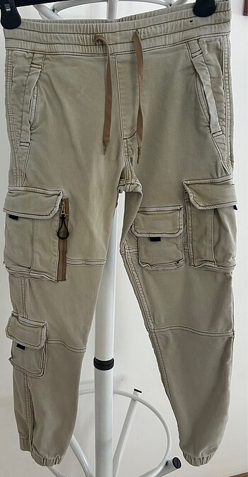s Beden camel Renk Pull&bear erkek pantolon