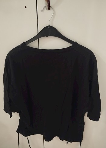 Siyah Baskılı Hamile Tişörtü - Görsel 2