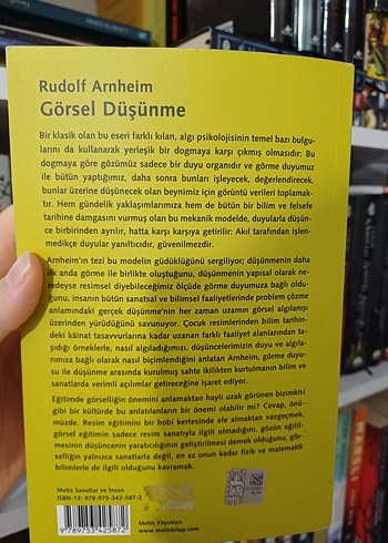 Beden Rudolf Arnheim - Görsel Düşünme