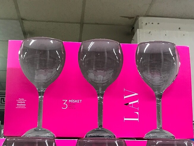 Şarap Bardağı 3?Lü