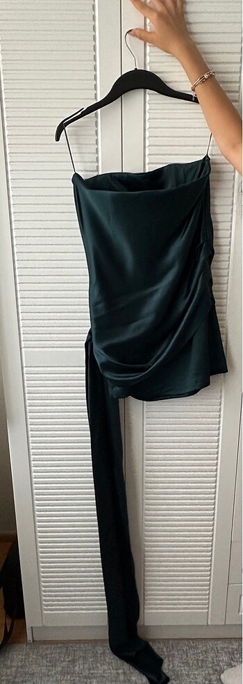 m Beden yeşil Renk ZARA LIMITED EDITION ABİYE