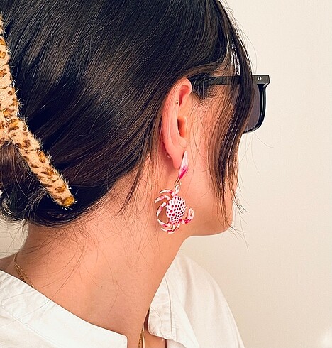 Accessorize yengeç yazlık küpe