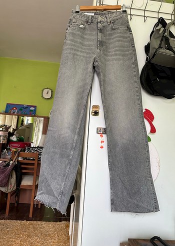 ZARA gri kot pantolon