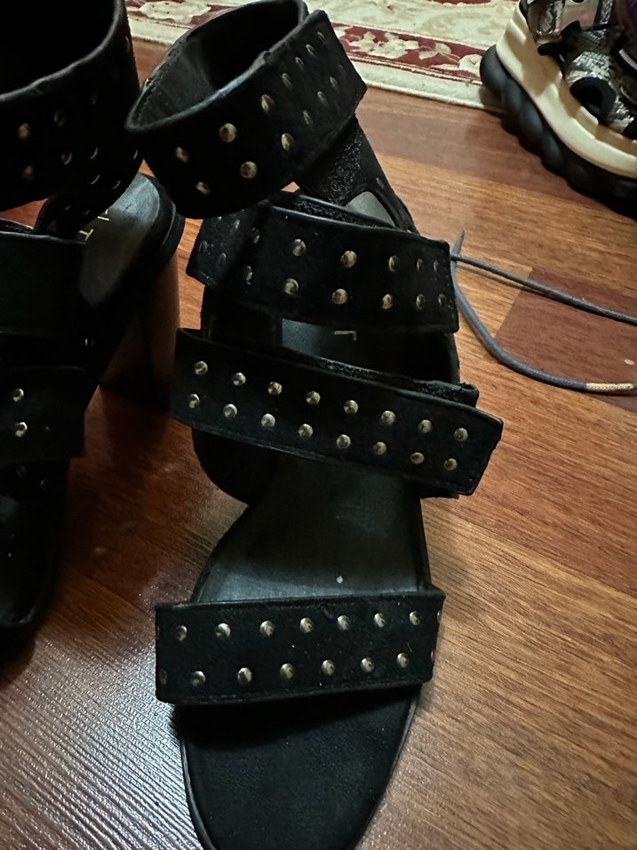 Siyah platform ayakkabı - Görsel 2