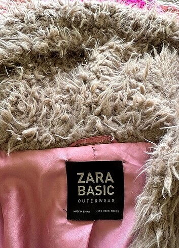 26 Beden ZARA peluş mont