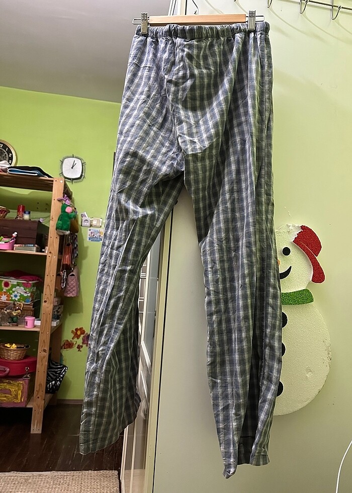 Mavi erkek pijama - Görsel 3