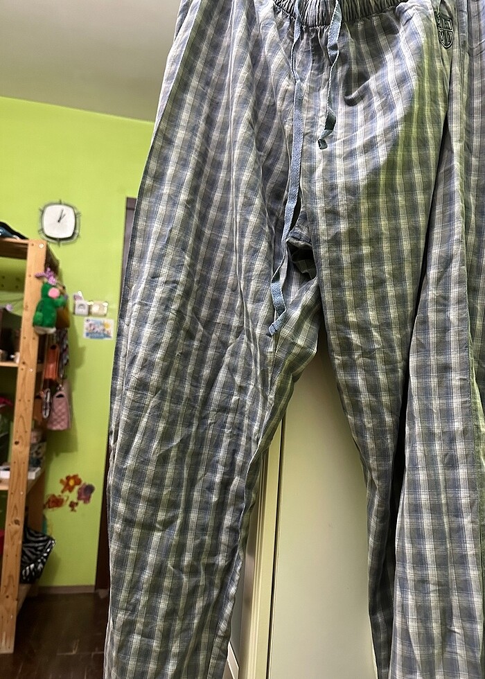 Mavi erkek pijama - Görsel 2