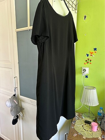 LC Waikiki Büyük beden siyah elbise