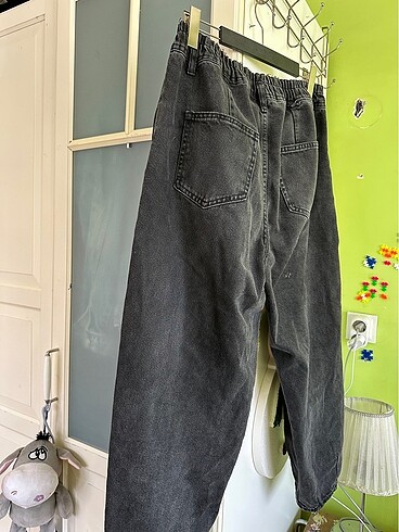 Büyük beden siyah kot pantolon - Görsel 5