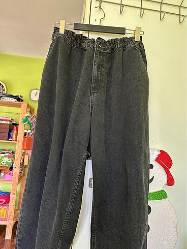 Trendyol & Milla Büyük beden siyah kot pantolon