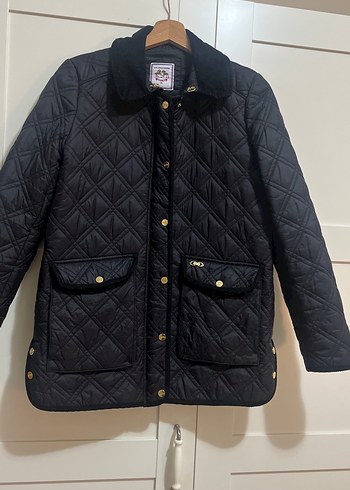 U.S Polo Assn. Sik Siyah Kapitone Ceket