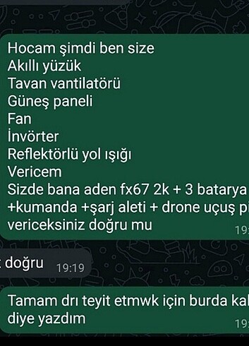 6 Parça Ürün 