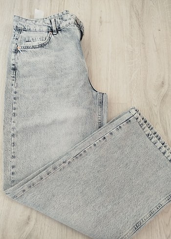 Gri Regular Fit Kadın Denim Pantolon