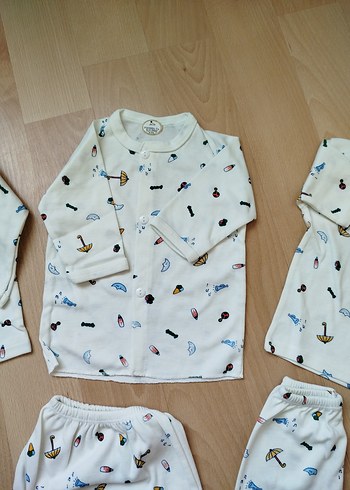 Sıfır çok kaliteli yeni doğan bebek takımı toplam 5 parça. - Görsel 4