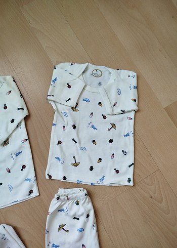 Sıfır çok kaliteli yeni doğan bebek takımı toplam 5 parça. - Görsel 3