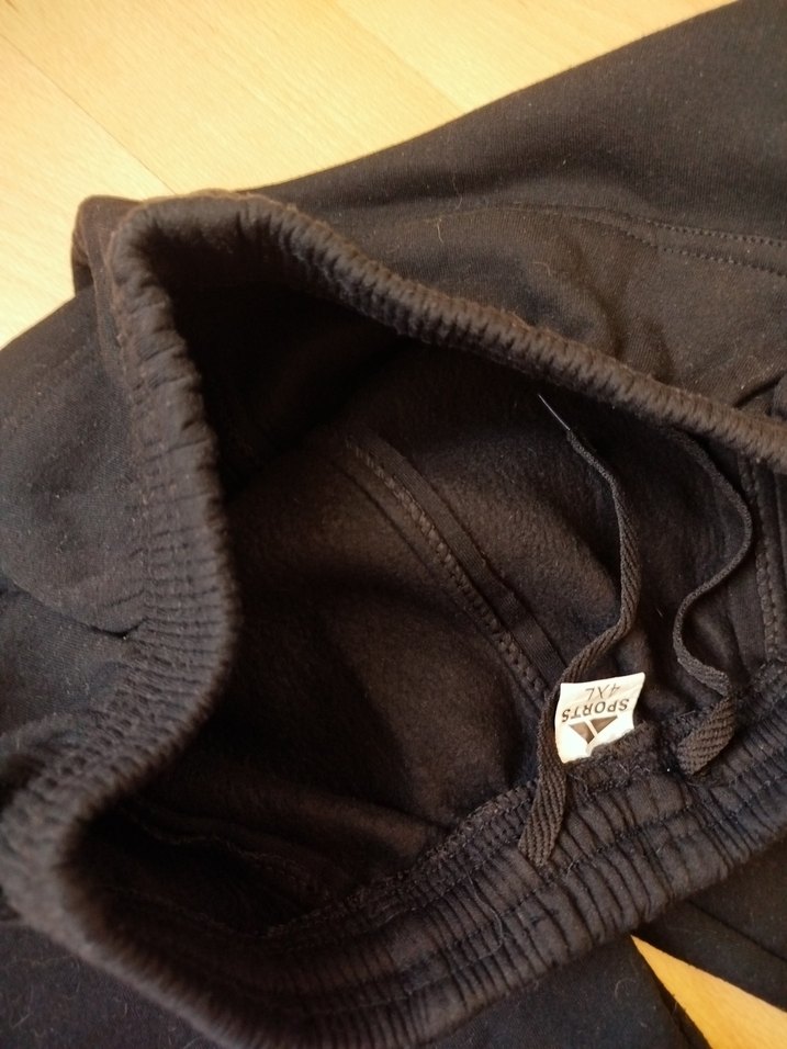 Sıfır hiç giyilmedi kalın kışlık yanları cepli fermuarlı eşofman - Görsel 5