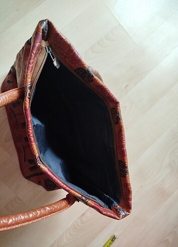 Beden Yeni gibi vintage Hindistan el yapımı çanta boy 37 cm 39 cm
