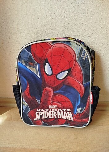  Beden Hakan çanta Spiderman okul çantası yeni gibi 32.5x27 cm