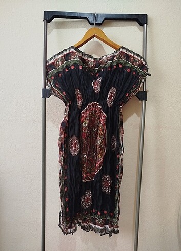 Mayo üstü plaj elbisesi hiç giyilmedi iki koltuk arası 37 cm boy - Görsel 2