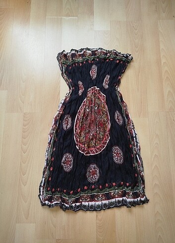 Mayo üstü plaj elbisesi hiç giyilmedi iki koltuk arası 37 cm boy - Görsel 3