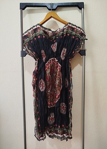 Mayo üstü plaj elbisesi hiç giyilmedi iki koltuk arası 37 cm boy - Görsel 9