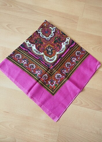 Diğer Sıfır çok kaliteli etnik desenli eşarp 75 cm