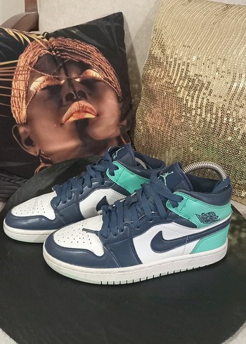 38 Beden mavi Renk 38 orjinal nike air Jordan spor ayakkabı