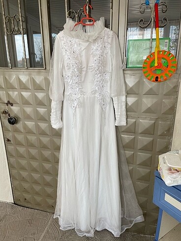 Tesettür nikah elbisesi