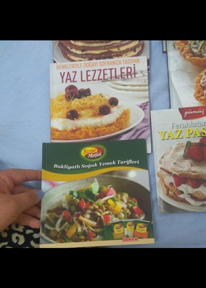 Pasta, Yemek ve Tatlı kitabı 8 adet  - Görsel 2