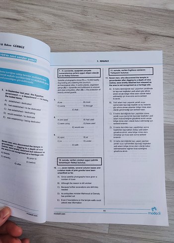 Makaleferle YDS 10. Baskı Modadil Yayınları