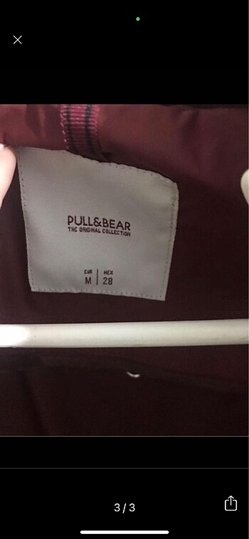 m Beden Pull and bear yağmurluk