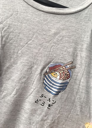 l Beden Noodle Basklılı Tshirt