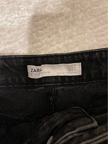 xs Beden Zara Füme Jean Etek