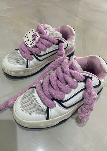 Bershka Hello Kitty mania skater spor ayakkabı - Görsel 3