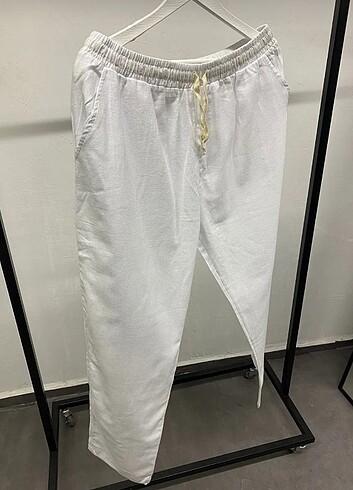 Yazlık keten pantolon