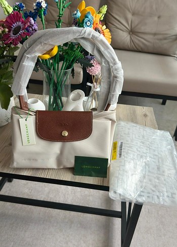 Longchamp Beyaz Krem Kadın Çanta