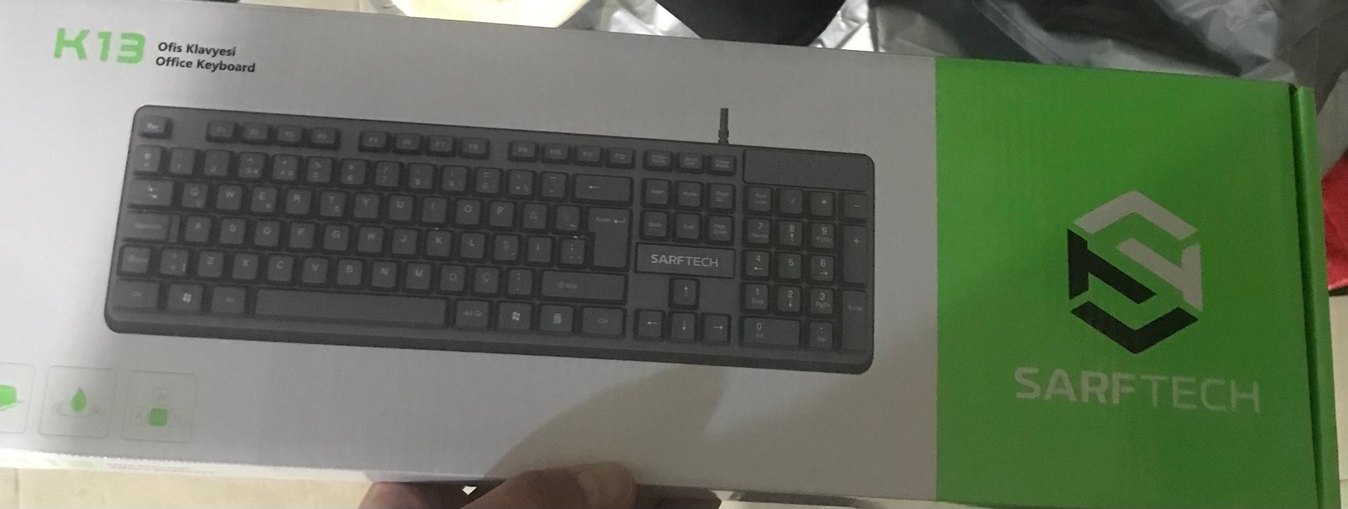 Siyah Kablolu Sarftech Klavye - Görsel 3