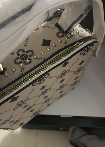 Bohem Örgü Detaylı Kahverengi Kadın Çanta - Görsel 4