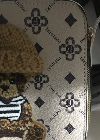 Bohem Örgü Detaylı Kahverengi Kadın Çanta - Görsel 8