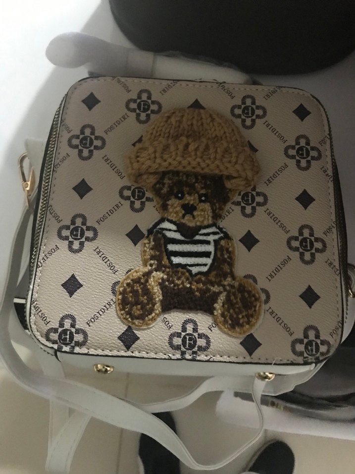 Bohem Örgü Detaylı Kahverengi Kadın Çanta - Görsel 2