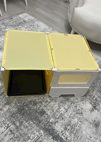 Tamamen Kapalı Çekmeceli Kedi Tuvaleti - Görsel 12