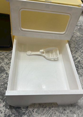 Tamamen Kapalı Çekmeceli Kedi Tuvaleti - Görsel 13