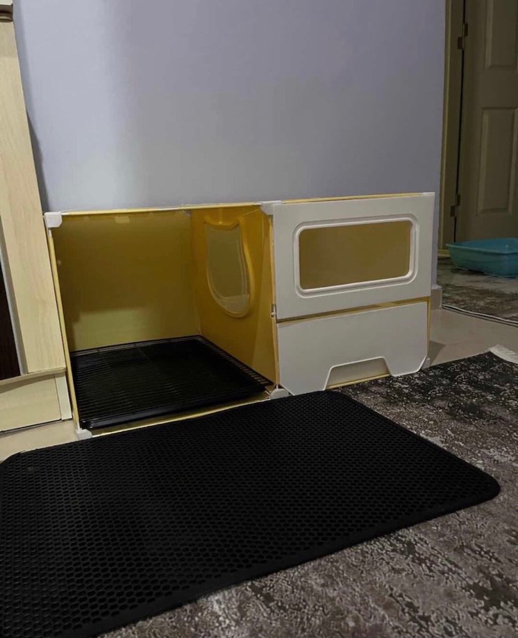 Tamamen Kapalı Çekmeceli Kedi Tuvaleti - Görsel 2