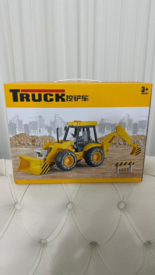 Müzikli Işıklı Kepçe Ekskavatör Oyuncak İş Makinesi - Görsel 3