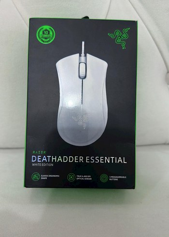 Razer DeathAdder Essential Beyaz Kablolu Oyuncu Mouse - Görsel 3
