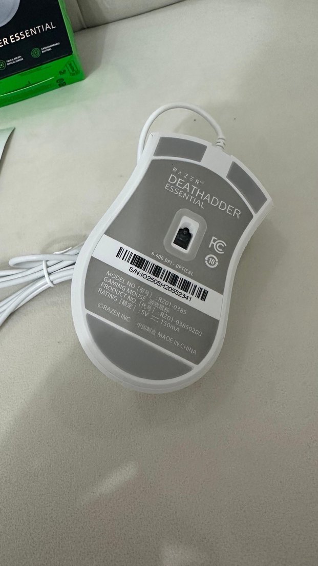 Razer DeathAdder Essential Beyaz Kablolu Oyuncu Mouse - Görsel 2