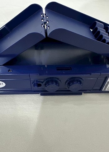 Uzay Temalı Mavi Çocuk Okul Çantası Çok Fonksiyonlu Kalemlik - Görsel 5